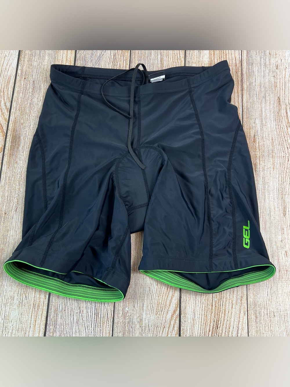 Mens Canari Cycling Black GEL Padded Spandex Biking Outdoor Shorts Size XL